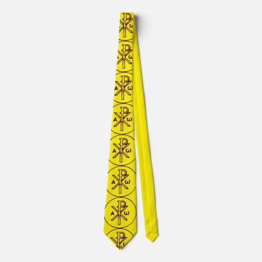 Cravate Symbole Christogram Chi-Rho (Devant)
