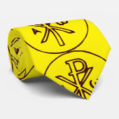 Cravate Symbole Christogram Chi-Rho (Roulé)
