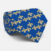 Cravate Symbole de Fleur de Lis (Roulé)