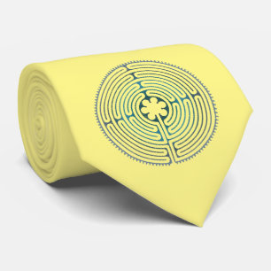Cravate Symbole de Géométrie Sacrée - Labyrinthe de Chartr