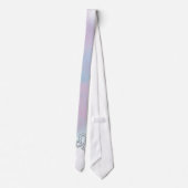 Cravate Symbole de Leo Zodiac sur Pastels Style Nacre Impr (Dos)