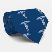 Cravate symbole de médecin (Roulé)