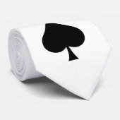 Cravate Symbole de pique (Roulé)