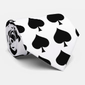 Cravate Symbole de pique (Roulé)