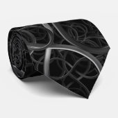 Cravate Symbole d'infini | gris foncé (Roulé)