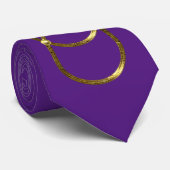 Cravate Symbole double Infinité - Or antique (Roulé)