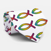 Cravate Symbole du poisson religieux par SRF (Roulé)