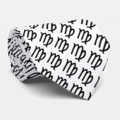 Cravate Symbole du Zodiaque de la Virgo Standard par Kenne (Roulé)