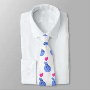 Cravate Symbole et coeur Saint Valentin Romantique