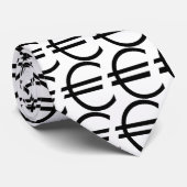 Cravate SYMBOLE Euro (Roulé)