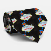 Cravate SYMBOLE Fabuleux Las Vegas Hommes (Roulé)