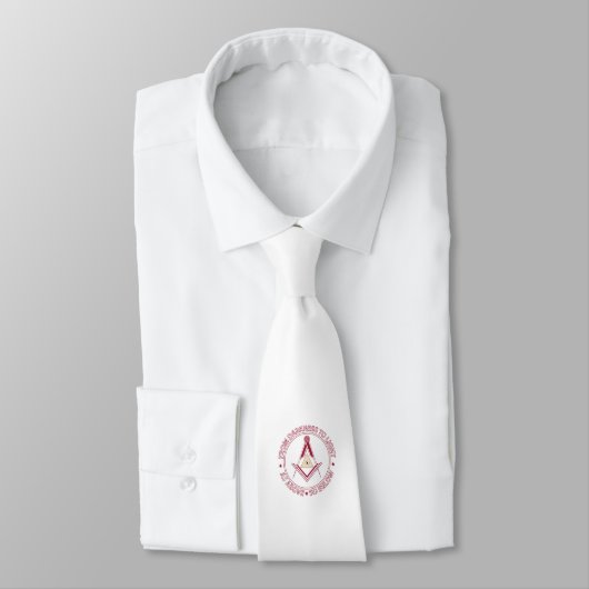 Cravate Symbole franc-maçonnerie (Attaché)