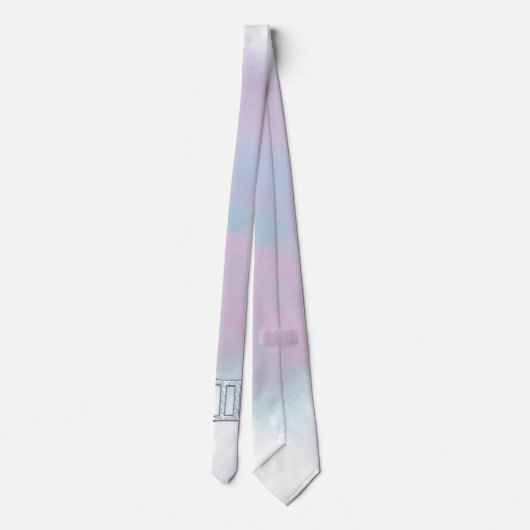 Cravate Symbole Gemini Zodiac (Dos)