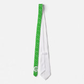 Cravate Symbole Lucky Mahjong - Vert foncé (Dos)