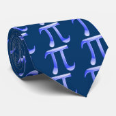 Cravate symbole mathématique pi (Roulé)