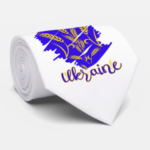 Cravate Symbole national ukrainien tryzub fait d'oreille d
