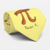 Cravate Symbole Pecan Pi Enseignant Math (Roulé)