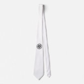 Cravate Symbole pentagramme classique (Devant)