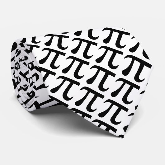 Cravate Symbole Pi (Roulé)