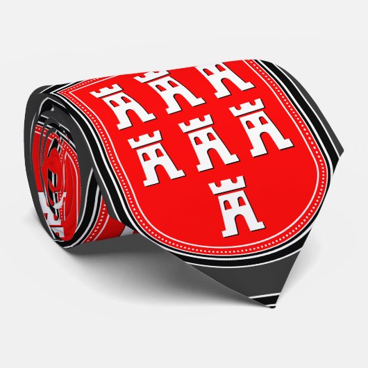 Cravate SYMBOLE Saxe (Roulé)