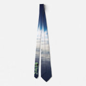 Cravate SYMBOLE VERT Alien Peace V (Dos)