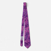 Cravate Symbole Virgo Style Camouflage numérique Fuchsia r (Dos)
