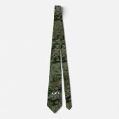 Cravate Symbole zodiaque Sagittarius sur Camo numérique ve (Devant)