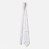 Cravate Symboles interconfessionnels gris blanc et clair M (Dos)