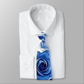 cravate symphonie rose bleue (Attaché)