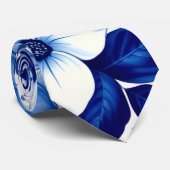 cravate symphonie rose bleue (Roulé)