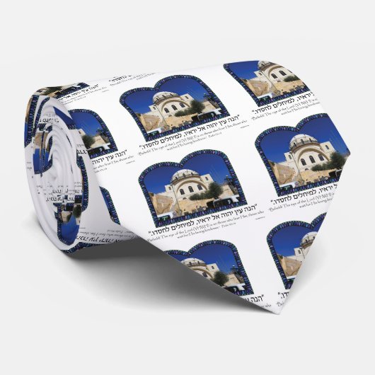 Cravate Synagogue de Hurvah (Roulé)