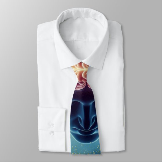 Cravate Synergie de l'énergie et de la médecine mentale (Attaché)