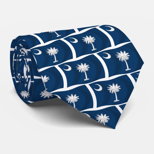 Cravate T-shirt drapeau de Caroline du Sud (Roulé)