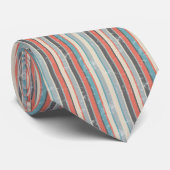 Cravate T-shirt LIGNES RETRO (Roulé)