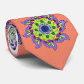 Cravate T-Shirt Mandala Throw Pillow (Roulé)