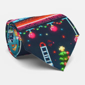 Cravate T-shirt père Noël (Roulé)
