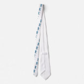 Cravate T-shirts et cadeaux bleus de robot (Dos)