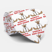 Cravate T-shirts et cadeaux de Bear World's Best Nurse (Roulé)