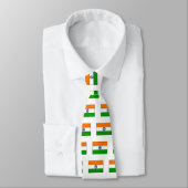 Cravate T-shirts et cadeaux de drapeau de l'Inde (Attaché)
