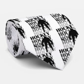 Cravate T-shirts et cadeaux de silhouette d'hockey (Roulé)