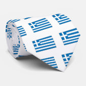 Cravate T-shirts et cadeaux grecs de drapeau (Roulé)