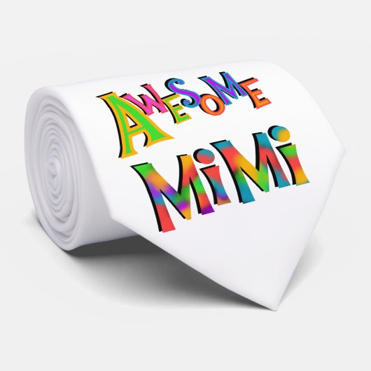 Cravate T-shirts et cadeaux Mimi impressionnants (Roulé)