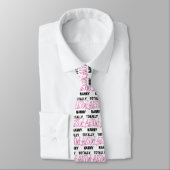 Cravate T-shirts et cadeaux rose Nanny absolument géniaux (Attaché)
