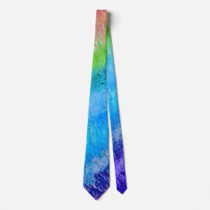 Cravate Tableau à l'huile "Panneau Palette Peintre"