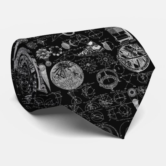 Cravate Tableau d'astronomie (Roulé)