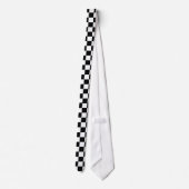 Cravate Tableau noir et blanc (Dos)