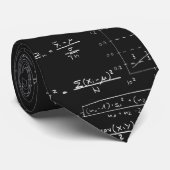 Cravate Tableau noir Statistiques (Roulé)