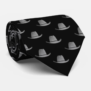 Cravate Tablier de cow-boy de rodéo occidental gris
