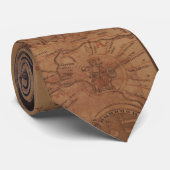 Cravate Tabula Peutingeriana Rome - Noricum (Roulé)