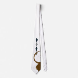 cravate tache de café